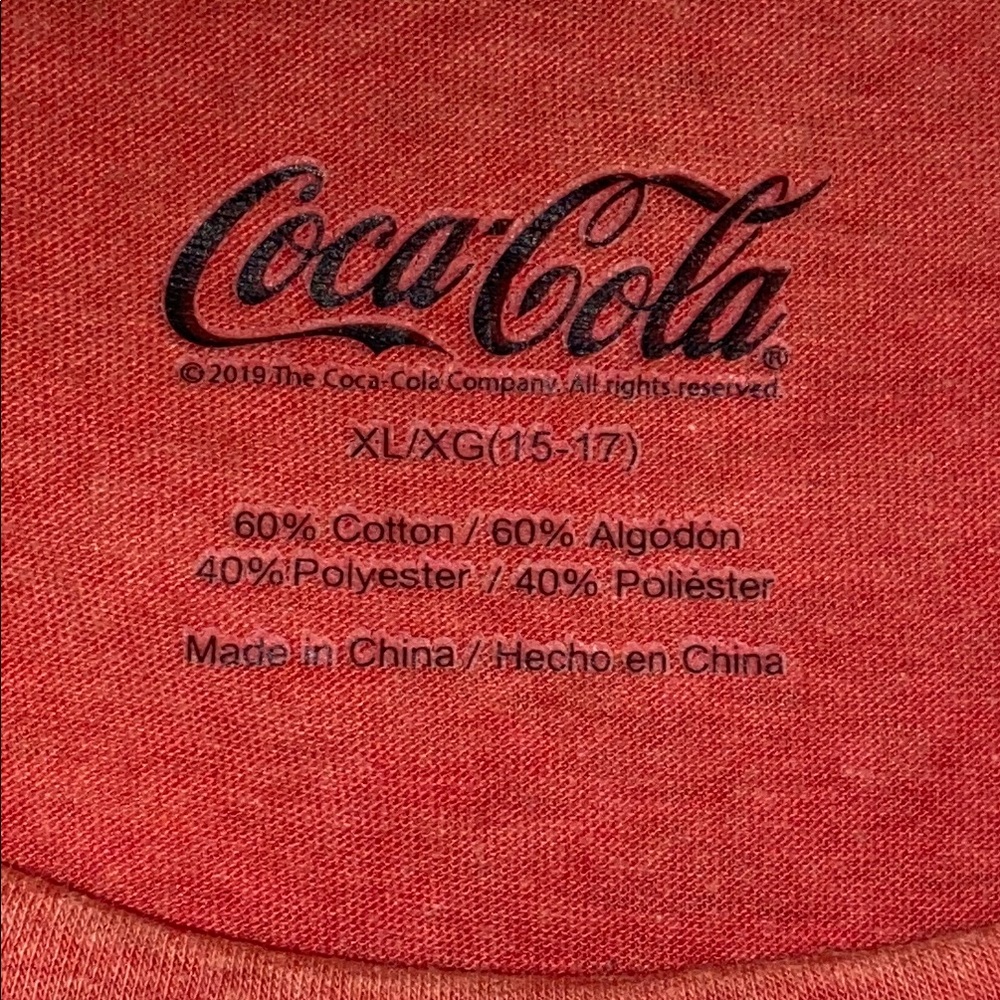 Coca-Cola Bottle Cap Logo Shirt Women’s Size XL 🔥 B1 - Picture 3 of 4
